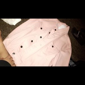 Aeropostal light pink jean jacket